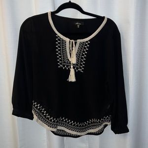 Long sleeve blouse
